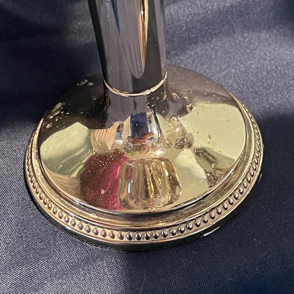 Silverplate Trumpet Vases • 6” • Vintage‑Style Décor Set of 4 - Picture 10 of 15